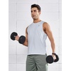 image:imageNORTHYARD Mens Tank Top Workout Sleeveless Shirt Athletic Muscle Shirts  Lightweight moisturewicking amp breathable quickdry Regular Fit with 4way stretch Reflective spots For gymLightgrey