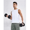image:imageNORTHYARD Mens Tank Top Workout Sleeveless Shirt Athletic Muscle Shirts  Lightweight moisturewicking amp breathable quickdry Regular Fit with 4way stretch Reflective spots For gymWhite