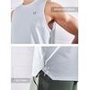 image:imageNORTHYARD Mens Tank Top Workout Sleeveless Shirt Athletic Muscle Shirts  Lightweight moisturewicking amp breathable quickdry Regular Fit with 4way stretch Reflective spots For gymLightgrey