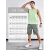 image:imageNORTHYARD Mens Tank Top Workout Sleeveless Shirt Athletic Muscle Shirts  Lightweight moisturewicking amp breathable quickdry Regular Fit with 4way stretch Reflective spots For gymLightgreen