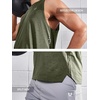 image:imageNORTHYARD Mens Tank Top Workout Sleeveless Shirt Athletic Muscle Shirts  Lightweight moisturewicking amp breathable quickdry Regular Fit with 4way stretch Reflective spots For gymArmygreen