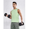 image:imageNORTHYARD Mens Tank Top Workout Sleeveless Shirt Athletic Muscle Shirts  Lightweight moisturewicking amp breathable quickdry Regular Fit with 4way stretch Reflective spots For gymLightgreen