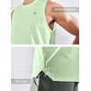 image:imageNORTHYARD Mens Tank Top Workout Sleeveless Shirt Athletic Muscle Shirts  Lightweight moisturewicking amp breathable quickdry Regular Fit with 4way stretch Reflective spots For gymLightgreen