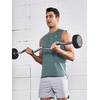 image:imageNORTHYARD Mens Tank Top Workout Sleeveless Shirt Athletic Muscle Shirts  Lightweight moisturewicking amp breathable quickdry Regular Fit with 4way stretch Reflective spots For gymDarkcyan