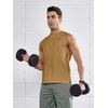 image:imageNORTHYARD Mens Tank Top Workout Sleeveless Shirt Athletic Muscle Shirts  Lightweight moisturewicking amp breathable quickdry Regular Fit with 4way stretch Reflective spots For gymLightkhaki