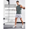 image:imageNORTHYARD Mens Tank Top Workout Sleeveless Shirt Athletic Muscle Shirts  Lightweight moisturewicking amp breathable quickdry Regular Fit with 4way stretch Reflective spots For gymDarkgrey