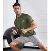 image:imageNORTHYARD Mens UPF 50 Sun Protection Shirt Short Sleeve Swim Rash Guard SPF UV Athletic Workout Running TShirtArmygreen