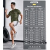 image:imageNORTHYARD Mens UPF 50 Sun Protection Shirt Short Sleeve Swim Rash Guard SPF UV Athletic Workout Running TShirtArmygreen