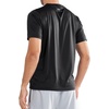 image:imageNORTHYARD Mens UPF 50 Sun Protection Shirt Short Sleeve Swim Rash Guard SPF UV Athletic Workout Running TShirtBlack