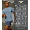 image:imageNORTHYARD Mens UPF 50 Sun Protection Shirt Short Sleeve Swim Rash Guard SPF UV Athletic Workout Running TShirtBlue Heather