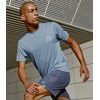 image:imageNORTHYARD Mens UPF 50 Sun Protection Shirt Short Sleeve Swim Rash Guard SPF UV Athletic Workout Running TShirtBlue Heather
