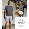 image:imageNORTHYARD Mens UPF 50 Sun Protection Shirt Short Sleeve Swim Rash Guard SPF UV Athletic Workout Running TShirtCarbon Heather