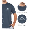 image:imageNORTHYARD Mens UPF 50 Sun Protection Shirt Short Sleeve Swim Rash Guard SPF UV Athletic Workout Running TShirtCoolgrey