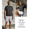 image:imageNORTHYARD Mens UPF 50 Sun Protection Shirt Short Sleeve Swim Rash Guard SPF UV Athletic Workout Running TShirtMidnight Heather