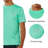 image:imageNORTHYARD Mens UPF 50 Sun Protection Shirt Short Sleeve Swim Rash Guard SPF UV Athletic Workout Running TShirtMintgreen