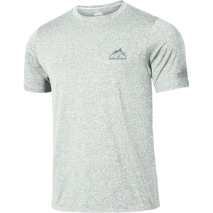 image:imageNORTHYARD Mens UPF 50 Sun Protection Shirt Short Sleeve Swim Rash Guard SPF UV Athletic Workout Running TShirtGrey Heather