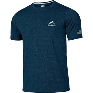 image:imageNORTHYARD Mens UPF 50 Sun Protection Shirt Short Sleeve Swim Rash Guard SPF UV Athletic Workout Running TShirtNavy Heather