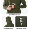 image:imageNORTHYARD Mens UPF 50 Sun Protection Hoodie Long Sleeve Rash Guard Shirts  Lightweight Quick Dry Fishing Swim Shirt Breathable Moisture Wicking 4Way Stretch Swimming Hiking Beach Golf Water SportArmygreen