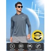 image:imageNORTHYARD Mens UPF 50 Sun Protection Hoodie Long Sleeve Rash Guard Shirts  Lightweight Quick Dry Fishing Swim Shirt Breathable Moisture Wicking 4Way Stretch Swimming Hiking Beach Golf Water SportCloud