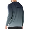 image:imageNORTHYARD Mens UPF 50 Sun Protection Hoodie Long Sleeve Rash Guard Shirts  Lightweight Quick Dry Fishing Swim Shirt Breathable Moisture Wicking 4Way Stretch Swimming Hiking Beach Golf Water SportGradient Wave