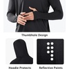 image:imageNORTHYARD Mens UPF 50 Sun Protection Hoodie Long Sleeve Rash Guard Shirts  Lightweight Quick Dry Fishing Swim Shirt Breathable Moisture Wicking 4Way Stretch Swimming Hiking Beach Golf Water SportBlack