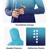 image:imageNORTHYARD Mens UPF 50 Sun Protection Hoodie Long Sleeve Rash Guard Shirts  Lightweight Quick Dry Fishing Swim Shirt Breathable Moisture Wicking 4Way Stretch Swimming Hiking Beach Golf Water SportGradient Darkblue