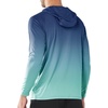 image:imageNORTHYARD Mens UPF 50 Sun Protection Hoodie Long Sleeve Rash Guard Shirts  Lightweight Quick Dry Fishing Swim Shirt Breathable Moisture Wicking 4Way Stretch Swimming Hiking Beach Golf Water SportGradient Lotusgreen