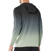 image:imageNORTHYARD Mens UPF 50 Sun Protection Hoodie Long Sleeve Rash Guard Shirts  Lightweight Quick Dry Fishing Swim Shirt Breathable Moisture Wicking 4Way Stretch Swimming Hiking Beach Golf Water SportGradient Darkgrey