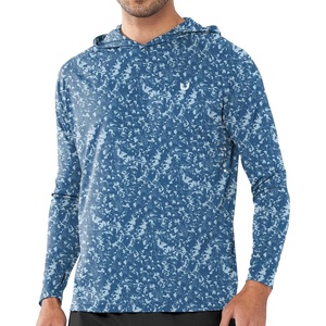 image:imageNORTHYARD Mens UPF 50 Sun Protection Hoodie Long Sleeve Rash Guard Shirts  Lightweight Quick Dry Fishing Swim Shirt Breathable Moisture Wicking 4Way Stretch Swimming Hiking Beach Golf Water SportLightblue Camo