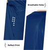 image:imageNORTHYARD Mens Athletic Running TShirts QuickDry Lightweight Workout  Gym Hiking Outdoor Tennis Sport Casual Fishing Basketball UPF 50 Breathable Moisturewicking Reflective PrintedRoyalblue