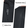 image:imageNORTHYARD Mens Athletic Running TShirts QuickDry Lightweight Workout  Gym Hiking Outdoor Tennis Sport Casual Fishing Basketball UPF 50 Breathable Moisturewicking Reflective PrintedBlack