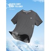 image:imageNORTHYARD Mens Athletic Running TShirts QuickDry Lightweight Workout  Gym Hiking Outdoor Tennis Sport Casual Fishing Basketball UPF 50 Breathable Moisturewicking Reflective PrintedCarbonheather