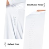 image:imageNORTHYARD Mens Athletic Running TShirts QuickDry Lightweight Workout  Gym Hiking Outdoor Tennis Sport Casual Fishing Basketball UPF 50 Breathable Moisturewicking Reflective PrintedWhite
