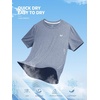image:imageNORTHYARD Mens Athletic Running TShirts QuickDry Lightweight Workout  Gym Hiking Outdoor Tennis Sport Casual Fishing Basketball UPF 50 Breathable Moisturewicking Reflective PrintedBlueheather