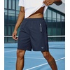 image:imageNORTHYARD Mens Running Athletic Shorts 5 7 9 Workout Gym Tennis  Quick Dry 3 Zipper Pockets Unlined Lightweight Breathable Moisturewicking Elastic Waist Active Sport Hiking BasketballNavy