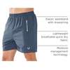 image:imageNORTHYARD Mens Running Athletic Shorts 5 7 9 Workout Gym Tennis  Quick Dry 3 Zipper Pockets Unlined Lightweight Breathable Moisturewicking Elastic Waist Active Sport Hiking BasketballCool Grey