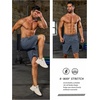 image:imageNORTHYARD Mens Running Athletic Shorts 5 7 9 Workout Gym Tennis  Quick Dry 3 Zipper Pockets Unlined Lightweight Breathable Moisturewicking Elastic Waist Active Sport Hiking BasketballCool Grey