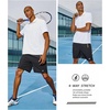 image:imageNORTHYARD Mens Running Athletic Shorts 5 7 9 Workout Gym Tennis  Quick Dry 3 Zipper Pockets Unlined Lightweight Breathable Moisturewicking Elastic Waist Active Sport Hiking BasketballBlack