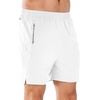 image:imageNORTHYARD Mens Running Athletic Shorts 5 7 9 Workout Gym Tennis  Quick Dry 3 Zipper Pockets Unlined Lightweight Breathable Moisturewicking Elastic Waist Active Sport Hiking BasketballWhite