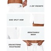 image:imageNORTHYARD Mens Running Athletic Shorts 5 7 9 Workout Gym Tennis  Quick Dry 3 Zipper Pockets Unlined Lightweight Breathable Moisturewicking Elastic Waist Active Sport Hiking BasketballWhite