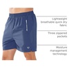 image:imageNORTHYARD Mens Running Athletic Shorts 5 7 9 Workout Gym Tennis  Quick Dry 3 Zipper Pockets Unlined Lightweight Breathable Moisturewicking Elastic Waist Active Sport Hiking BasketballFederalblue
