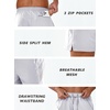 image:imageNORTHYARD Mens Running Athletic Shorts 5 7 9 Workout Gym Tennis  Quick Dry 3 Zipper Pockets Unlined Lightweight Breathable Moisturewicking Elastic Waist Active Sport Hiking BasketballLightgrey