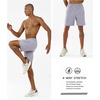 image:imageNORTHYARD Mens Running Athletic Shorts 5 7 9 Workout Gym Tennis  Quick Dry 3 Zipper Pockets Unlined Lightweight Breathable Moisturewicking Elastic Waist Active Sport Hiking BasketballStone