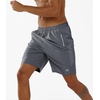 image:imageNORTHYARD Mens Running Athletic Shorts 5 7 9 Workout Gym Tennis  Quick Dry 3 Zipper Pockets Unlined Lightweight Breathable Moisturewicking Elastic Waist Active Sport Hiking BasketballSmokegrey