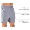 image:imageNORTHYARD Mens Running Athletic Shorts 5 7 9 Workout Gym Tennis  Quick Dry 3 Zipper Pockets Unlined Lightweight Breathable Moisturewicking Elastic Waist Active Sport Hiking BasketballStone