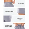 image:imageNORTHYARD Mens Running Athletic Shorts 5 7 9 Workout Gym Tennis  Quick Dry 3 Zipper Pockets Unlined Lightweight Breathable Moisturewicking Elastic Waist Active Sport Hiking BasketballStone