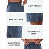 image:imageNORTHYARD Mens Running Athletic Shorts 5 7 9 Workout Gym Tennis  Quick Dry 3 Zipper Pockets Unlined Lightweight Breathable Moisturewicking Elastic Waist Active Sport Hiking BasketballCool Grey