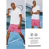 image:imageNORTHYARD Mens Running Athletic Shorts 5 7 9 Workout Gym Tennis  Quick Dry 3 Zipper Pockets Unlined Lightweight Breathable Moisturewicking Elastic Waist Active Sport Hiking BasketballPowderpink