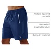 image:imageNORTHYARD Mens Running Athletic Shorts 5 7 9 Workout Gym Tennis  Quick Dry 3 Zipper Pockets Unlined Lightweight Breathable Moisturewicking Elastic Waist Active Sport Hiking BasketballDarkblue
