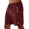 image:imageNORTHYARD Mens Running Athletic Shorts 5 7 9 Workout Gym Tennis  Quick Dry 3 Zipper Pockets Unlined Lightweight Breathable Moisturewicking Elastic Waist Active Sport Hiking BasketballWine